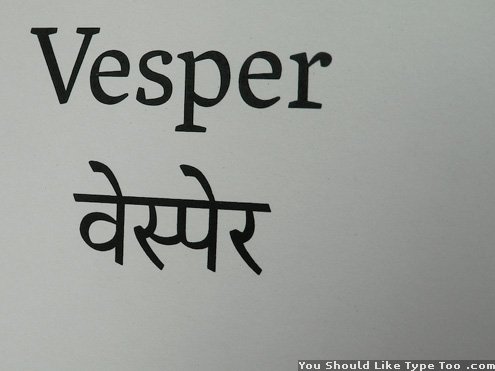 vesper typeface preview image 1