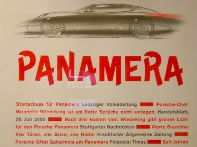 Porche print in the Museum für Druckkunst