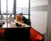 Atilla in his cell on the 4th floor