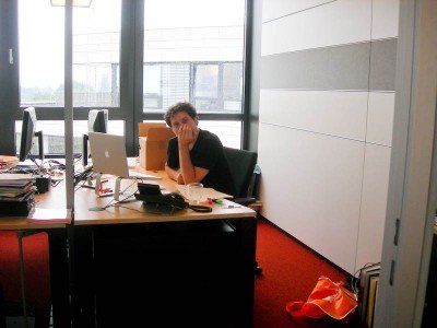 Atilla in his cell on the 4th floor