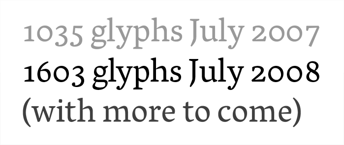 Vesper Glyph Count Vesper Glyph Count