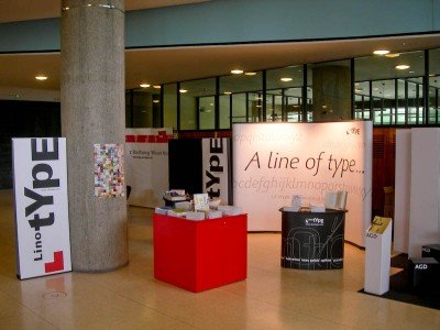 Typo Berlin: Linotype's Booth