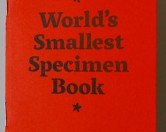 The World's Smallest Specimen Book Cover