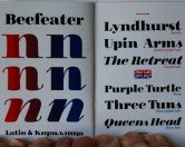 Beefeater typefamily