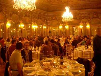 The gala dinner