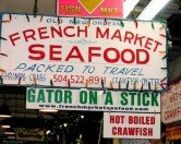 New Orleans Sign: GATOR ON A STICK