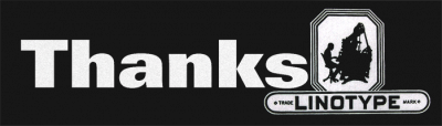 thanks linotype