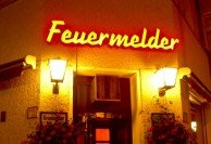 Nice restaurant sign in Typographic Berlin