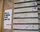 Will work for love in Typographic Berlin