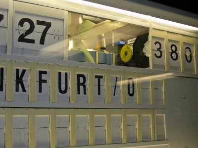 Flipping signs taken apart