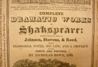 19th C. type exhibiting primitive attempts at added dimension