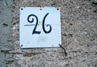 Roman House Number