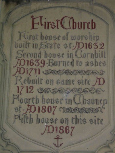 Boston Type - Inscription