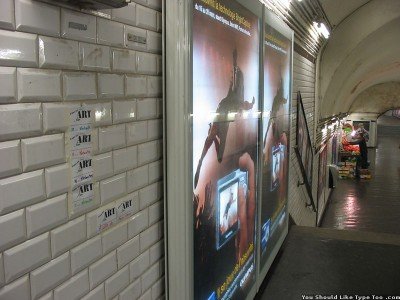 [pda] Paris: Advertising in the Métro