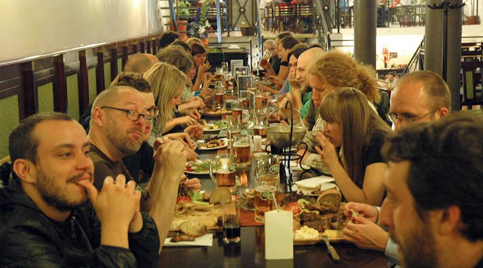Dinner after the talks