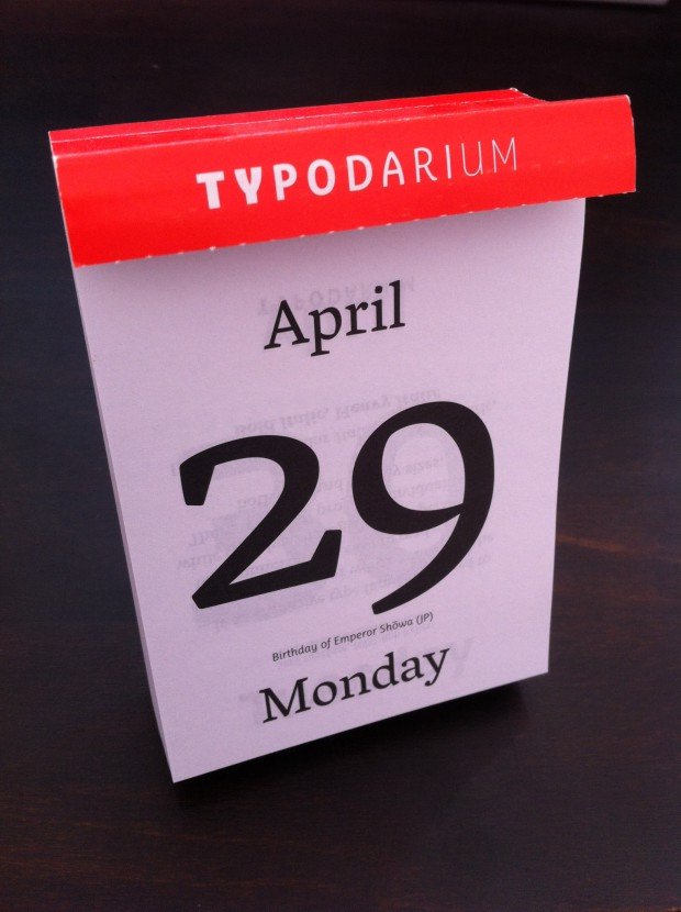 Happy Vesper day in Typodarium